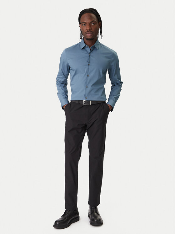 Calvin Klein Calvin Klein Cămașă Essentials LV019EU037 Albastru Slim Fit