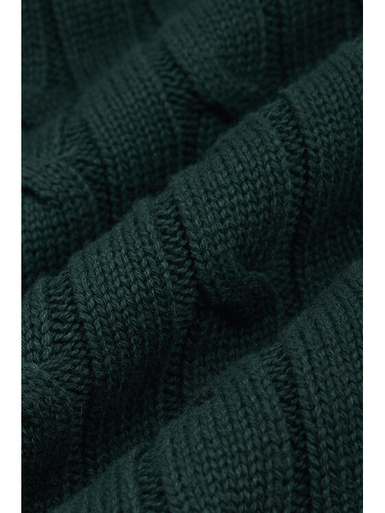 Lancerto Lancerto Sweter Cutter SW073225000040 Zielony Regular Fit