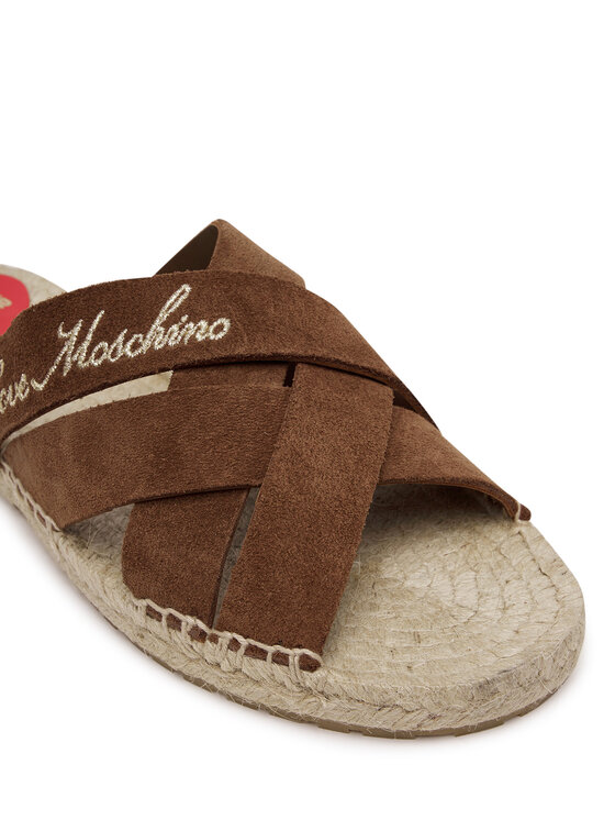 LOVE MOSCHINO LOVE MOSCHINO Klapki JA28362G0MIG0300 Brązowy