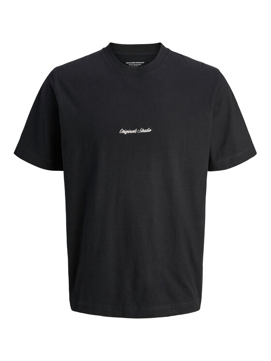 Jack&Jones Jack&Jones Majica Norrebro 12282892 Črna Relaxed Fit