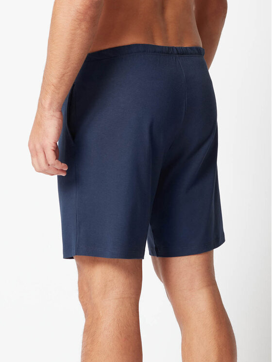 Huber Huber Šortky z materiálu 117103 Tmavomodrá Comfortable Fit