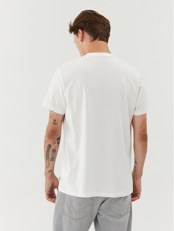 Pepe Jeans Pepe Jeans T-Shirt Westend Tee PM509124 Biały Regular Fit