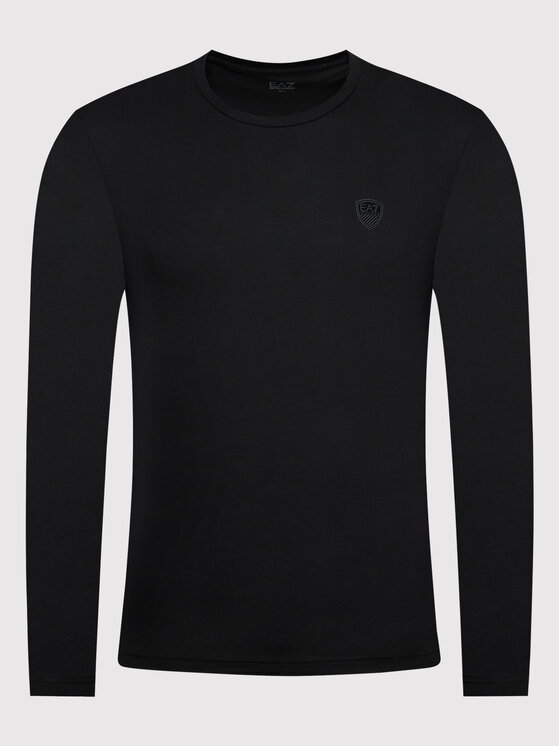 EA7 Emporio Armani EA7 Emporio Armani S dlouhým rukávem 8NPT09 PJNQZ 1200 Černá Regular Fit