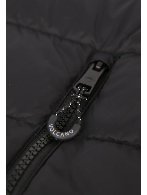Volcano Volcano Kurtka zimowa J-RIX Czarny Regular Fit