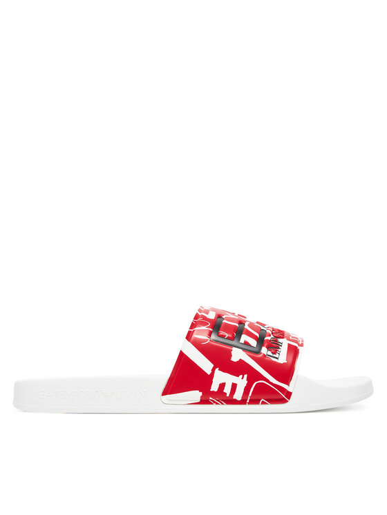 EA7 Emporio Armani Šľapky 7X000108 AF15118 M0113 Červená