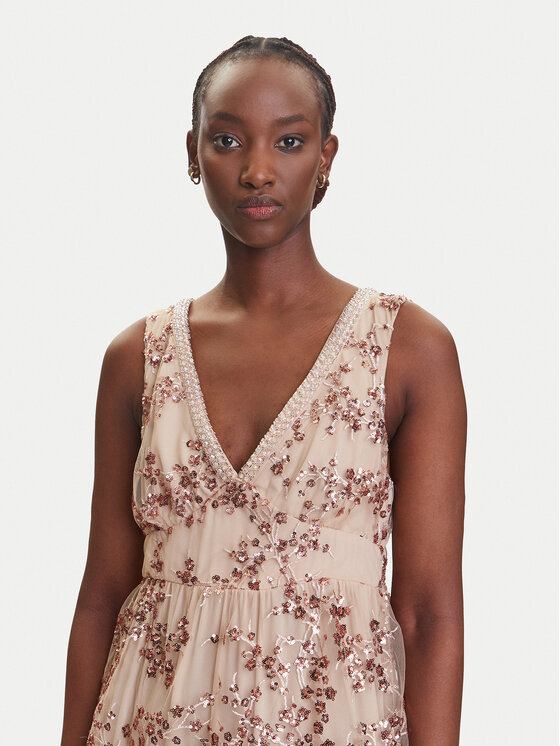 Dixie Dixie Rochie cocktail Dixie5 A606W024A Bej Regular Fit