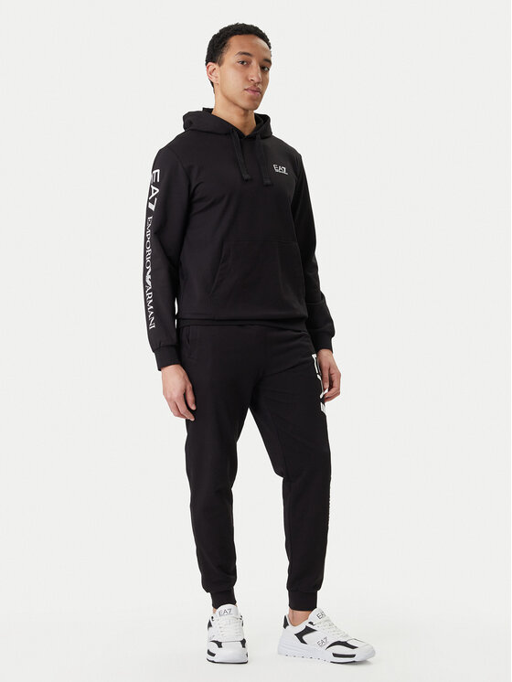 EA7 Emporio Armani EA7 Emporio Armani Majica dugih rukava 7M000569 AF13512 MC001 Crna Regular Fit