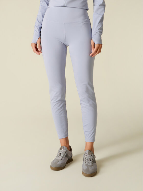 Oltre Oltre Pantaloni di tessuto P837J002657N004 Turchese Slim Fit