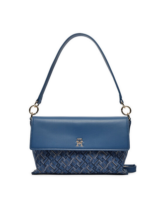 Tommy Hilfiger Kabelka Distinct Shoulder Bag Mono AW0AW16794 Modrá