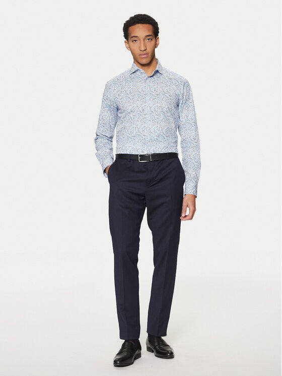 JOOP! JOOP! Πουκάμισο 17 JSH-233Pares2 30044930 Μπλε Slim Fit