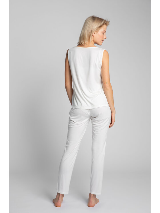 LaLupa LaLupa Bluzka LA022 Biały Comfortable Fit
