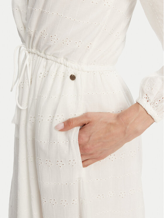 Pepe Jeans Pepe Jeans Nyári ruha Deepty PL953693 Fehér Regular Fit