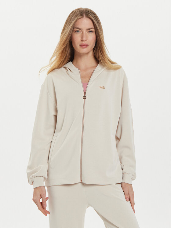 EA7 Emporio Armani EA7 Emporio Armani Džemperis 6DTM25 TJZBZ 1120 Smėlio Relaxed Fit