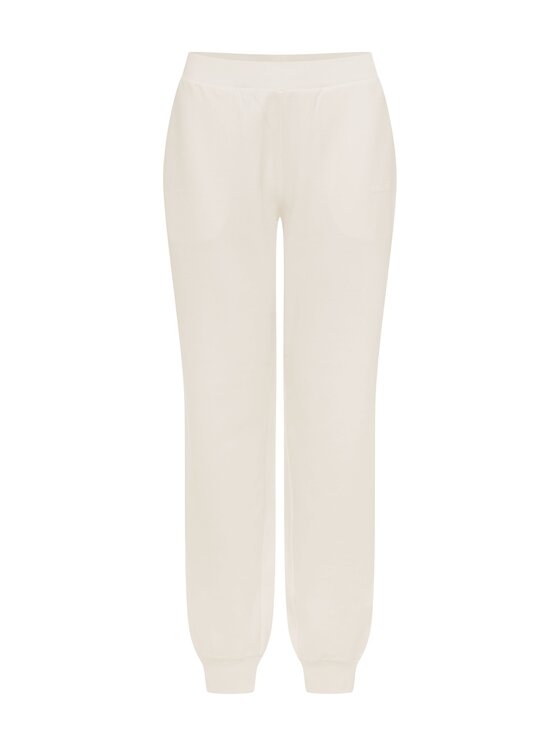 Esotiq Esotiq Spodnie dresowe 43068 Biały Regular Fit