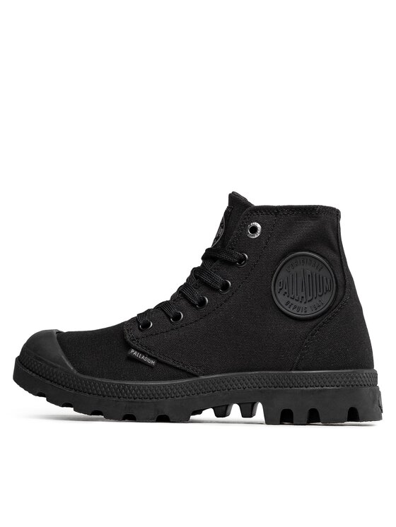 Palladium Palladium Schnürstiefeletten Mono Chrome 73089-001-M Schwarz