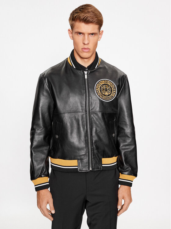 Just Cavalli Just Cavalli Nahkjope 75OAVP01 Must Regular Fit