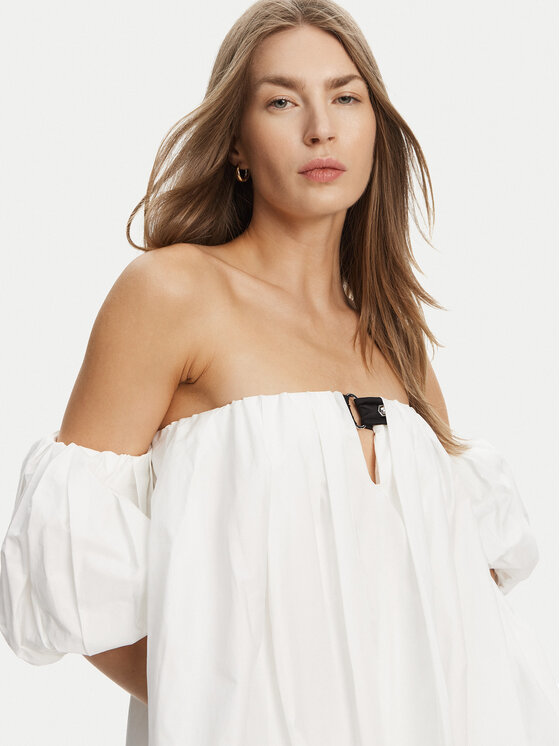 PINKO PINKO Letné šaty 105211 A2LD ZZ1 Biela Regular Fit
