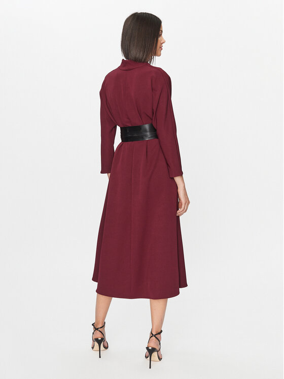 Imperial Imperial Повсякденна сукня AAFZGEU Бордовий Regular Fit