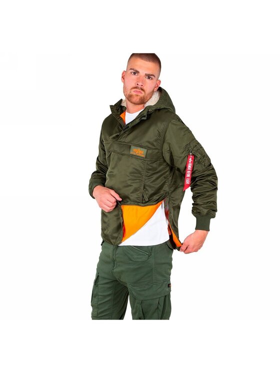 Alpha Industries Alpha Industries Kurtka anorak AI.178139-257-XL Zielony Regular Fit