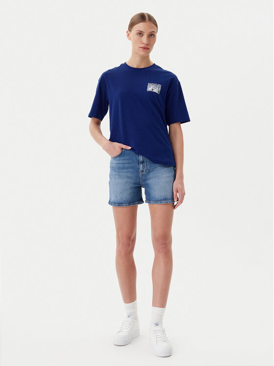 Napapijri Napapijri T-Shirt S-Nice NP0A4IG4 Μπλε Regular Fit