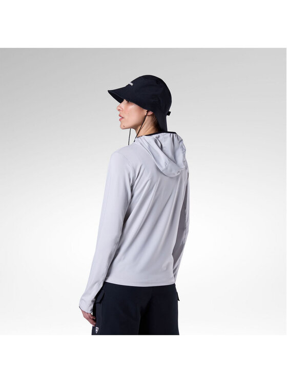 Rossignol Rossignol Bluza techniczna W Westweg Sun Hoodie Szary jasny Regular Fit