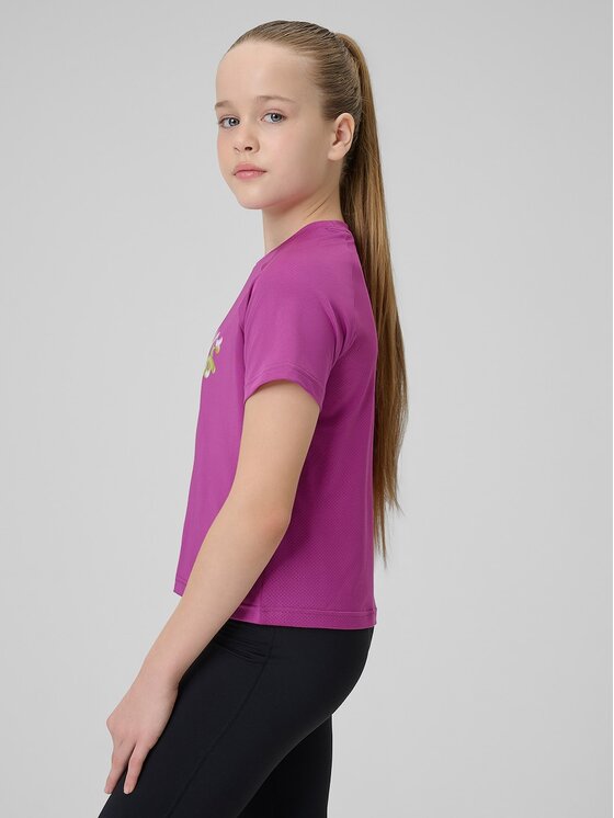 4F 4F Koszulka techniczna JOY MOTION Różowy ciemny Regular Fit