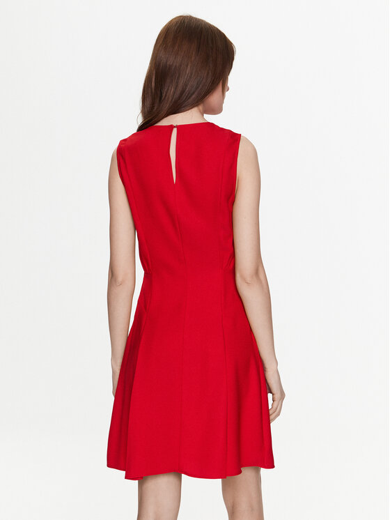 NAF NAF NAF NAF Kleid für den Alltag Emelyne XENR19 Rot Regular Fit