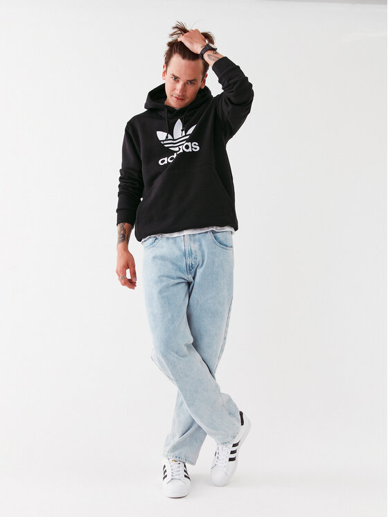 adidas adidas Sweatshirt adicolor Classics Trefoil IA4883 Schwarz Regular Fit