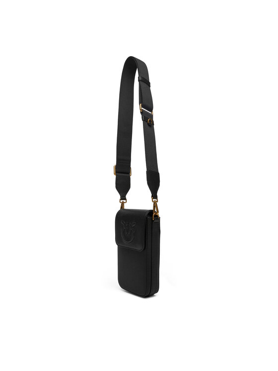 PINKO PINKO Torebka na telefon Phone Case Utility AI 25-26 PCPL 105355 A29Q Czarny