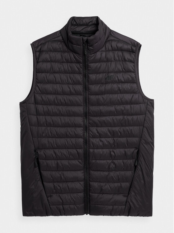 4F 4F Kamizelka 4FAW23TVESM062 Brązowy Regular Fit