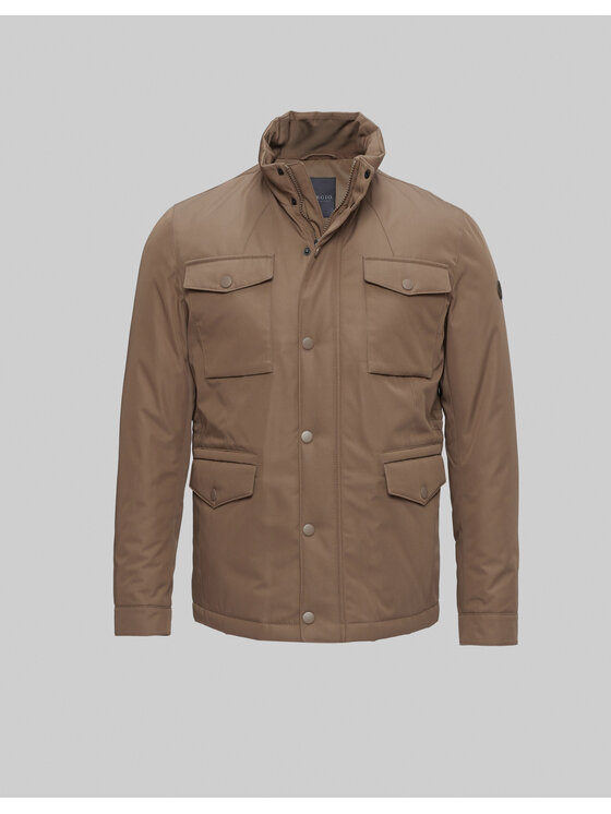 Borgio Borgio Kurtka przejściowa induno Beżowy Slim Fit