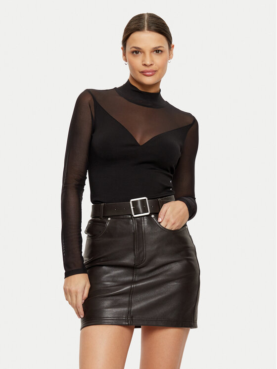 Morgan Morgan Särkpluus 242-TIMARA Must Slim Fit