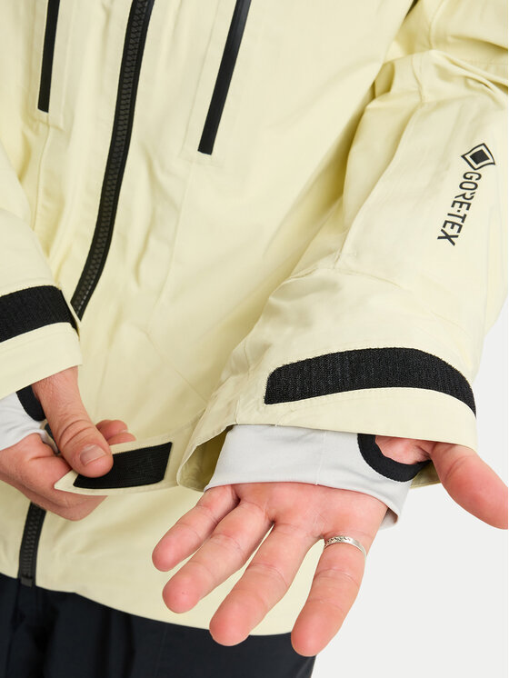 Quiksilver Quiksilver Snieglenčių striukė Pro Path Stretch Goretex Jk EQYTJ03508 Geltona Modern Fit