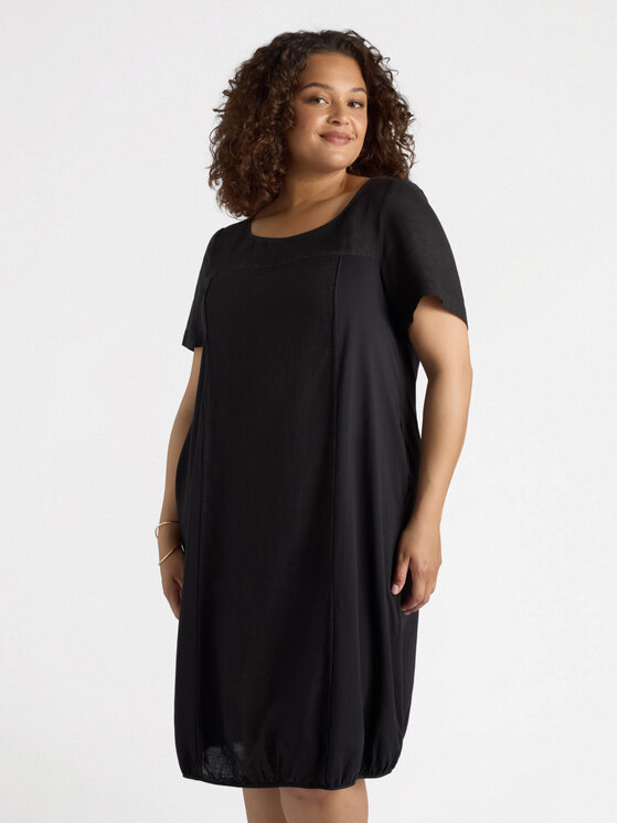 Fiorella Rubino Fiorella Rubino Sukienka 7574T001597N033 Czarny Regular Fit