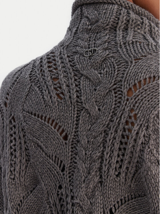 Liu Jo Liu Jo Гольф MF5451 MA37R Сірий Regular Fit