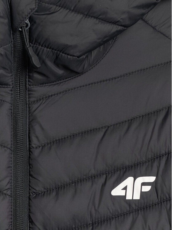 4F 4F Kurtka puchowa BASIC+ Czarny Regular Fit