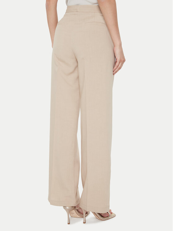 ViCOLO ViCOLO Riidest püksid TB1562 Beež Relaxed Fit