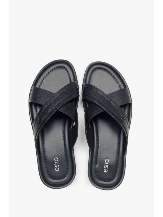 Estro Estro Παντόφλες ER00119201 Μαύρο