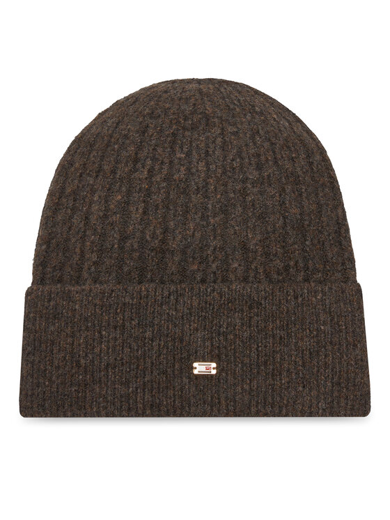 Tommy Hilfiger Tommy Hilfiger Шапкa Th Cable Enamel Flag AW0AW17776 Коричневий