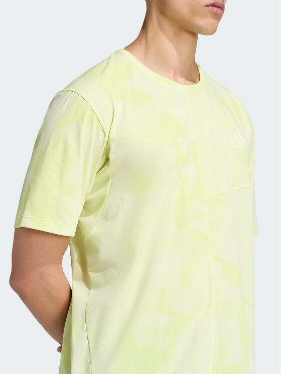 adidas adidas Koszulka techniczna 168291 Żółty Regular Fit