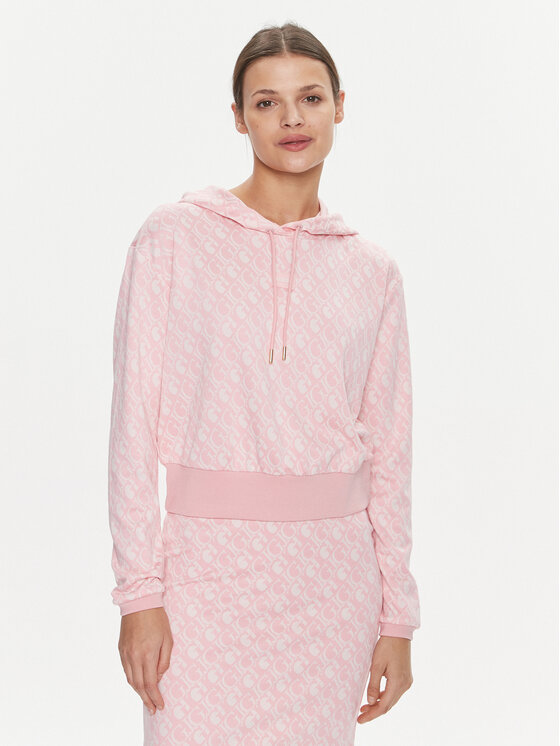 Guess Guess Суитшърт Gl Logo V4RQ13 KC2X2 Розов Regular Fit