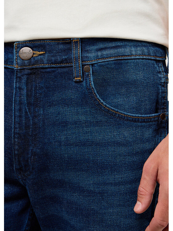 Wrangler Wrangler Jeansy GREENSBORO Granatowy Straight Leg