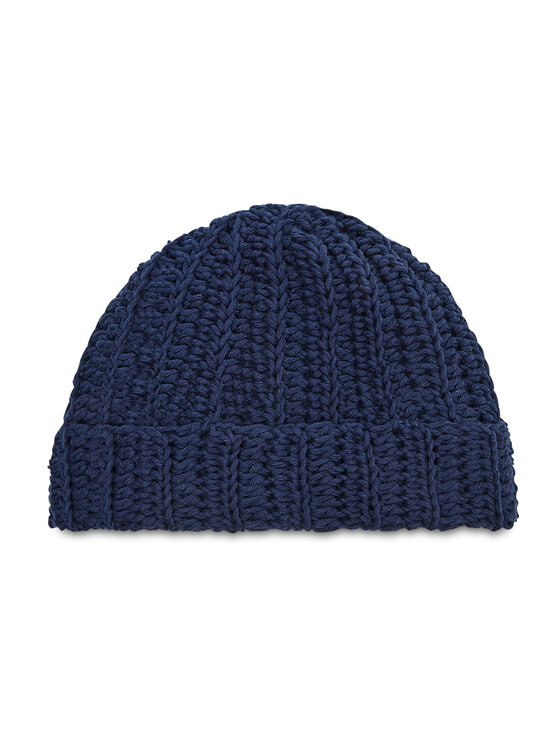 2005 2005 Sapka Crocheted Beanie Sötétkék