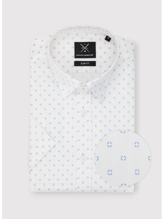 Pako Lorente Pako Lorente Koszula P25SF-1K-015 Biały Slim Fit