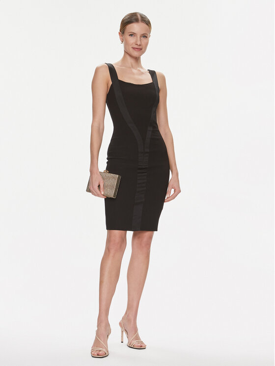 Marciano Guess Marciano Guess Cocktail obleka Karen 4RGK13 6869Z Črna Bodycon Fit