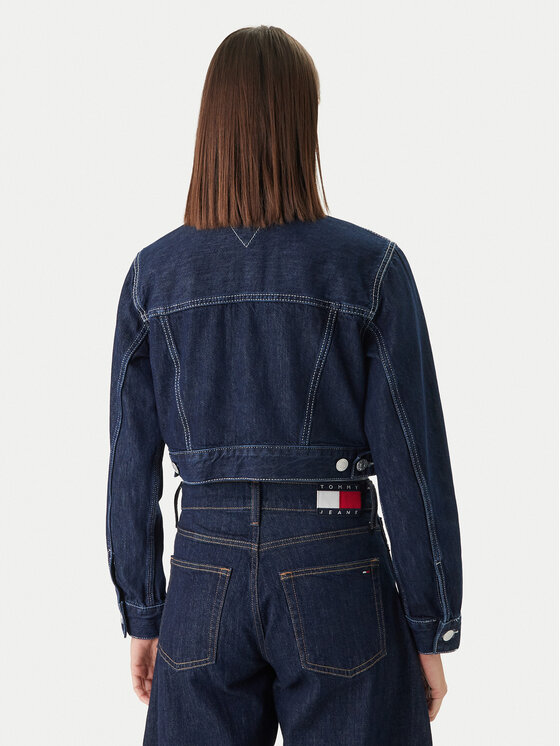 Tommy Jeans Tommy Jeans Giacca di jeans DW0DW22384 Blu scuro Straight Fit