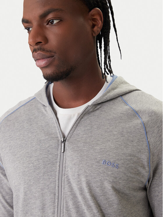 BOSS BOSS Mikina Mix&Match 50515313 Šedá Regular Fit