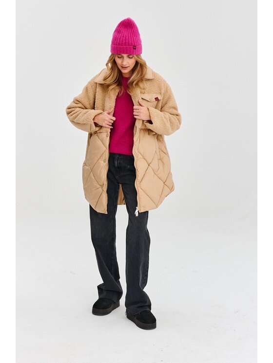 NAOKO NAOKO Zimní bunda Cozy Horizon Béžová Regular Fit