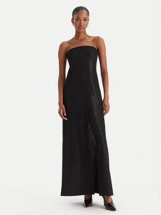 Eleh Eleh Rochie de seară EFW250295 Negru Regular Fit