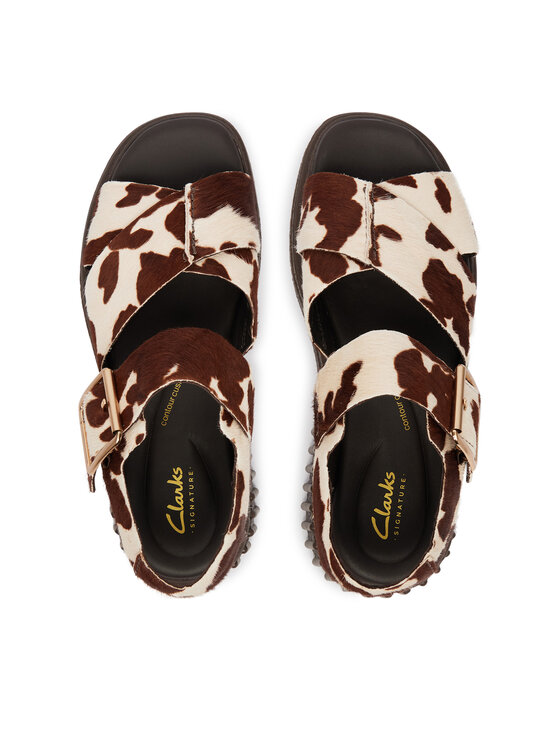 Clarks Clarks Sandále Evamar Wish 26185891 Hnedá